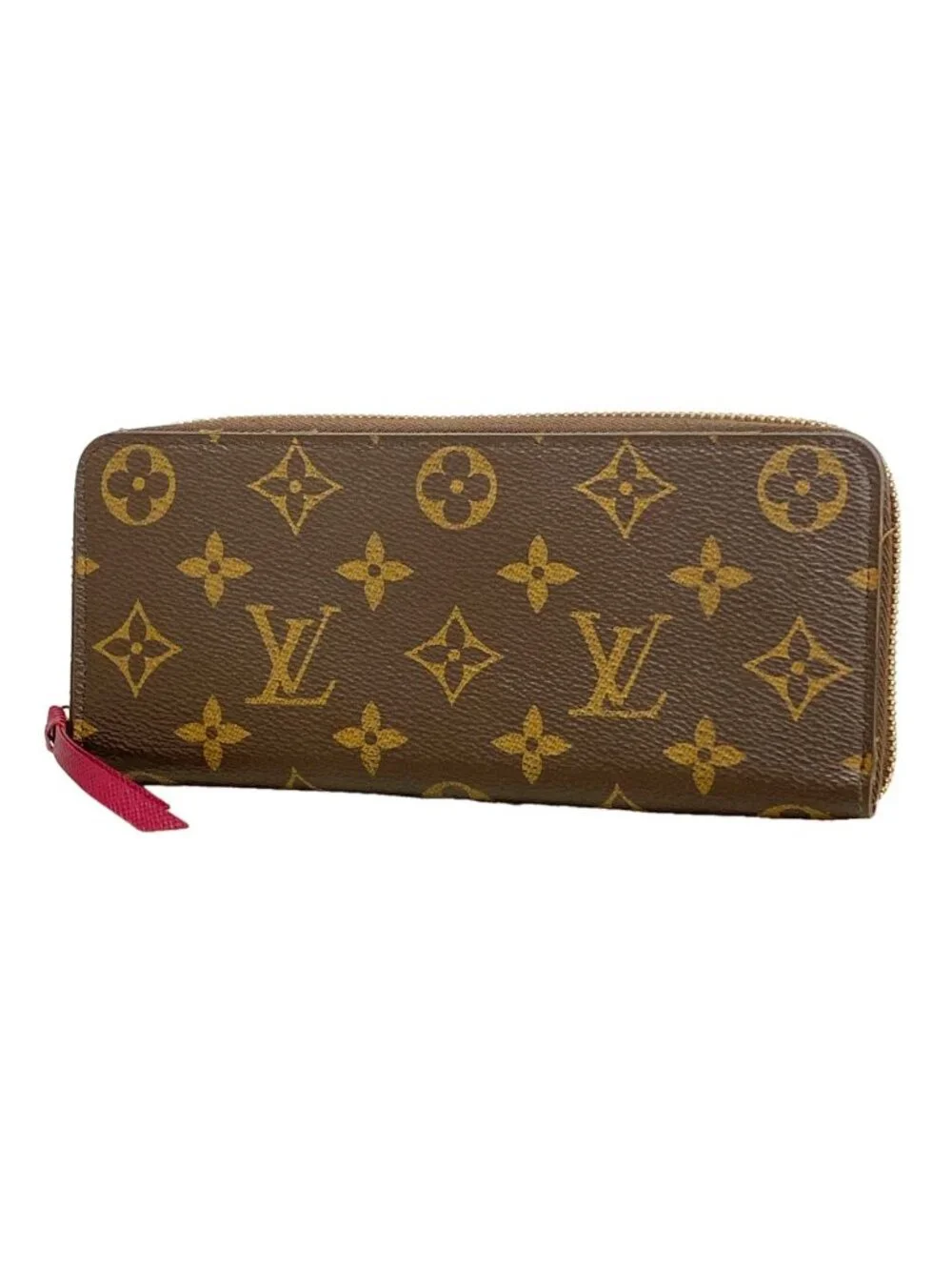 Louis Vuitton Wallet Monogram Portefeuille Clemence Fuchsia